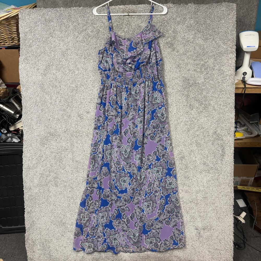 Faded Glory Sundress XL Whimsigoth Coastal Grandmacore Summer Chic Festival Maxi